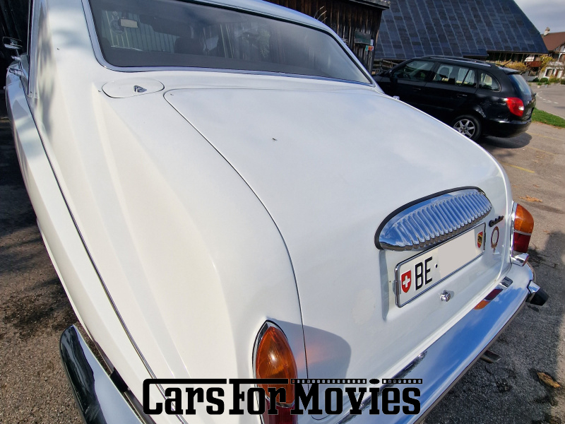 CarsForMovies | Daimler 420Ds (Rechtslenker) 1972 Deutschland Weiß Grau Zivilfahrzeug Limousine CH - Bern 7696 rhd chauffeur